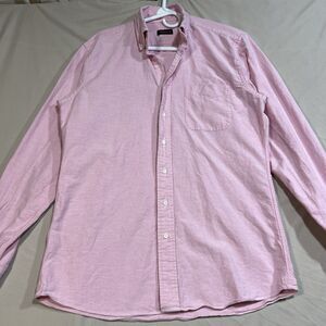 Proper Cloth Pink Oxford Shirt - 100% Cotton - Custom Slim Fit - 15.5 Neck